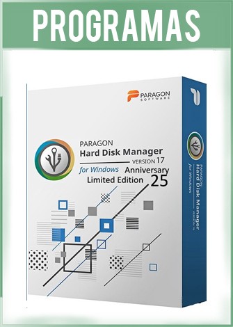 Paragon Hard Disk Manager Versión Anniversary Limited Edition 17.10 Full Paragon Hard Disk Manager Versión Anniversary Limited Edition 17.10 Full